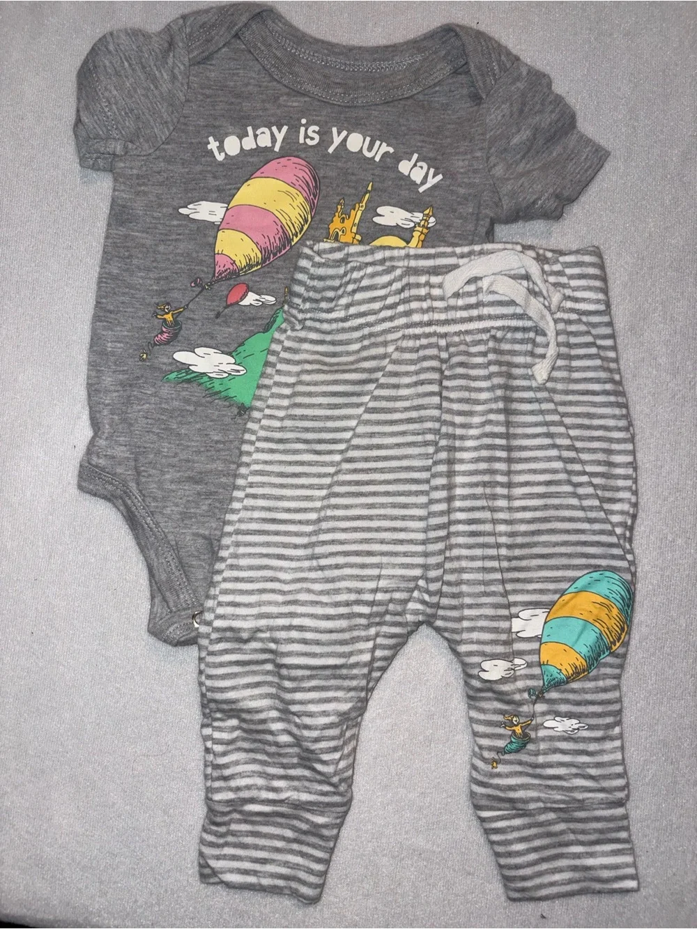 Baby boy 0-3 month outfit set bundle lot